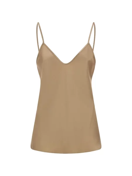 Top Max Mara fără mâneci cu decolteu în V