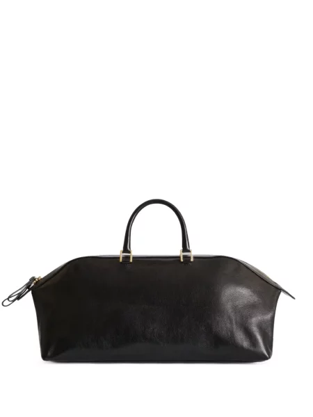 Geantă Alberta Ferretti din piele negru
