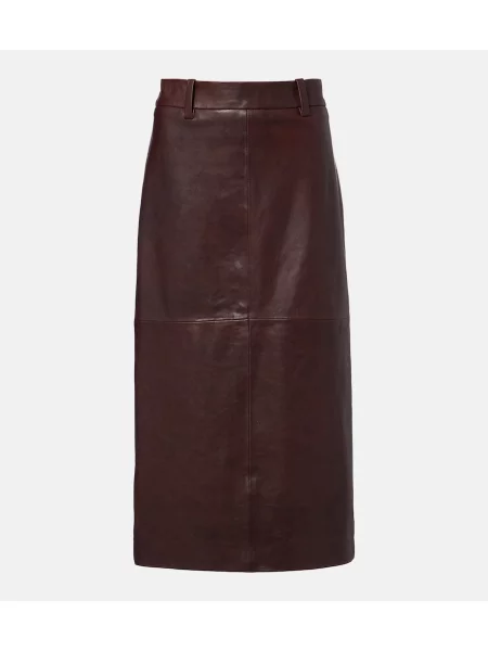 Fustă din piele Brunello Cucinelli