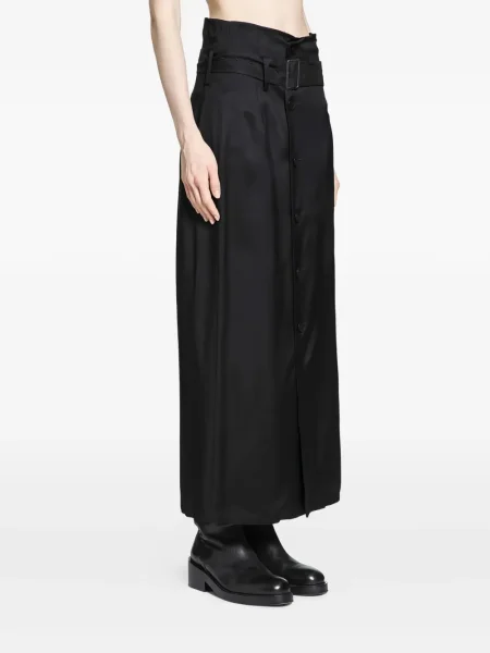 Fusta maxi Yohji Yamamoto lungă negru