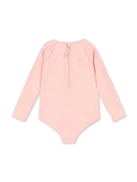 Konges Sløjd Jednodílné dětské plavky KITTY LS SWIMSUIT GRS růžové