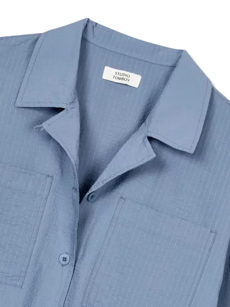 Cămașă Studio Tomboy cu dungi albastru