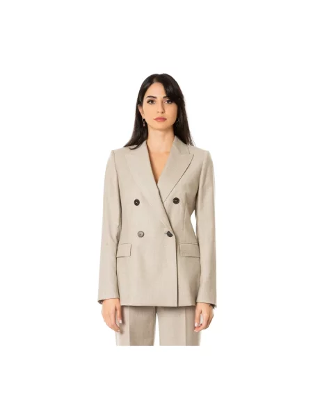 Marynarka Max Mara wełniana szara