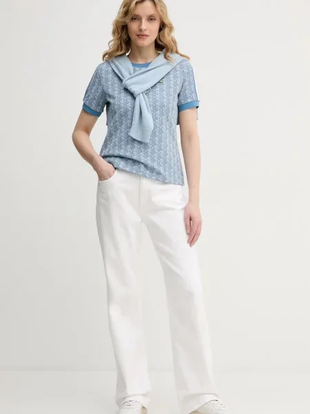 Lacoste tricou pentru femei albastru