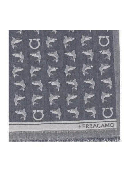 Szal Ferragamo wełniana