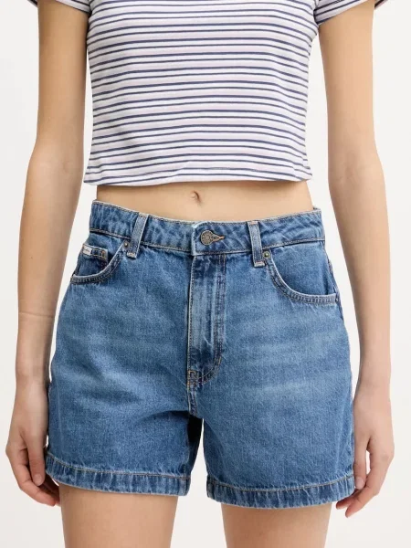 Guess Jeans szorty jeansowe niebieskie