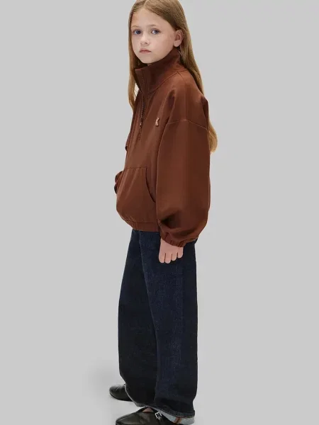 Суитчър Calvin Klein Jeans кафяво