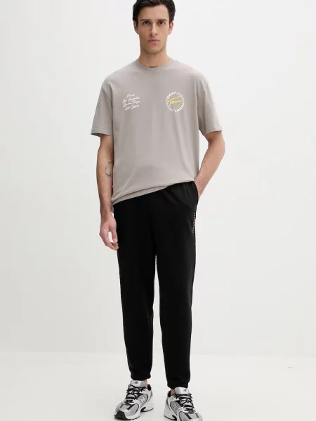 Tommy Jeans tričko pánske béžová