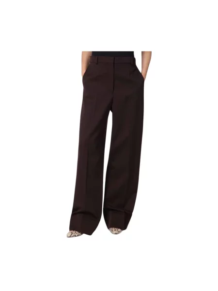 Spodnie Stella Mccartney brązowe