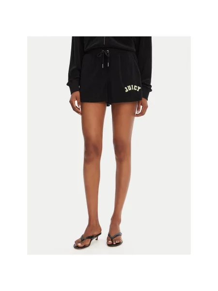 Juicy Couture Sport rövidnadrág Perkin Relaxed Fit fekete