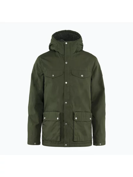 Geacă de vânt pentru bărbați Fjällräven Greenland Winter deep forest