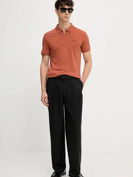 Calvin Klein polo majica rjava