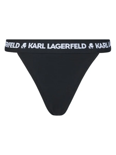 KARL LAGERFELD Brazílske nohavičky čierna