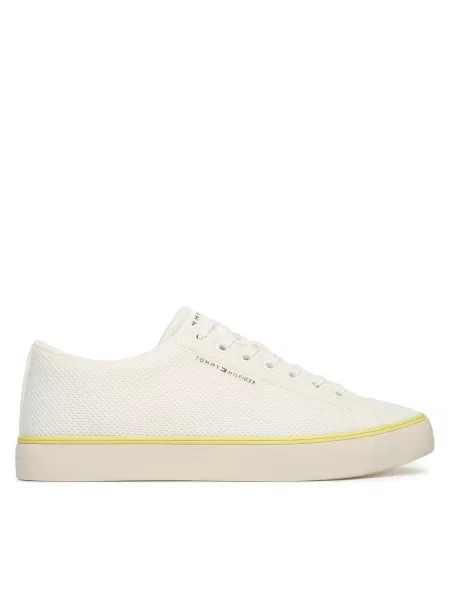 Teniși Tommy Hilfiger Harlem Core Ii Seasonal Textile Alb galben