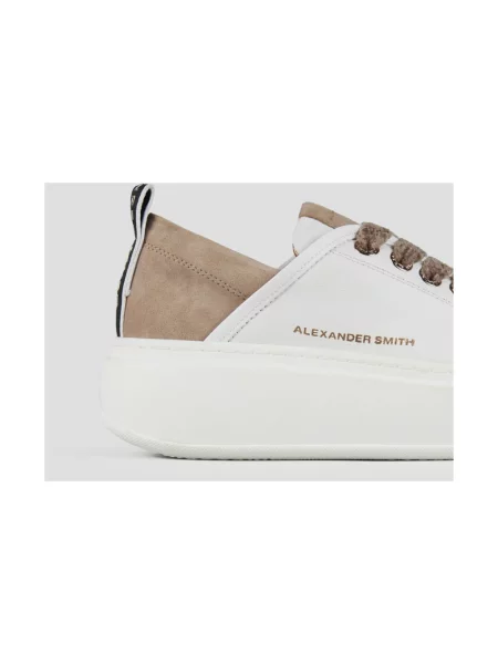 Sneakersy Eleventy zamszowe białe