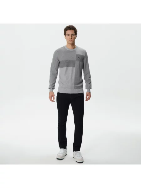 Lacoste Sweter Lacoste szary
