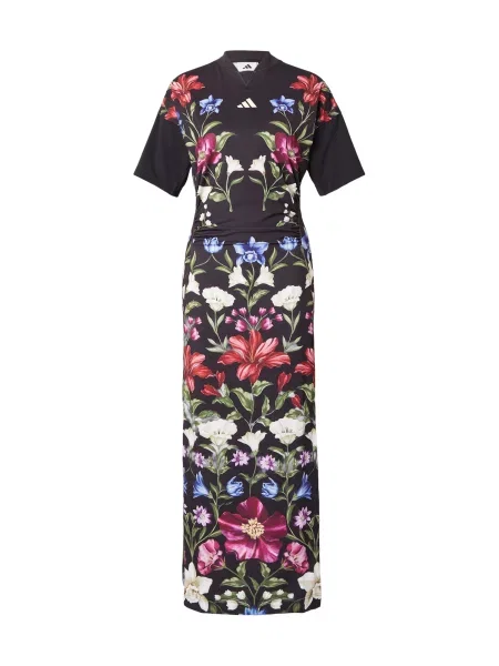 Adidas rochie x Farm Rio negru
