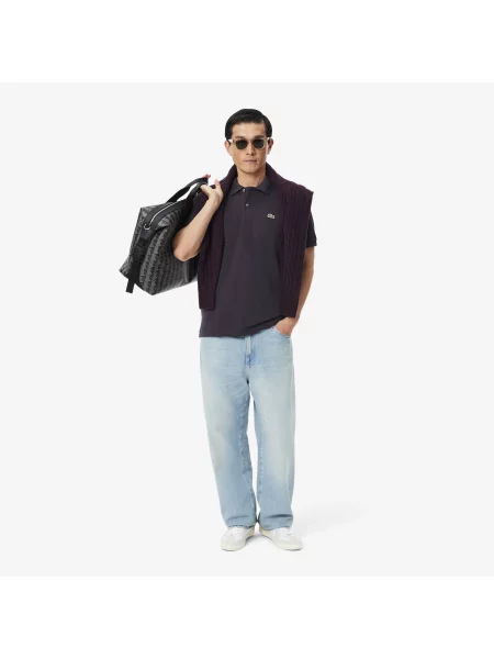 Lacoste Koszulka Polo Classic Fit fioletowy