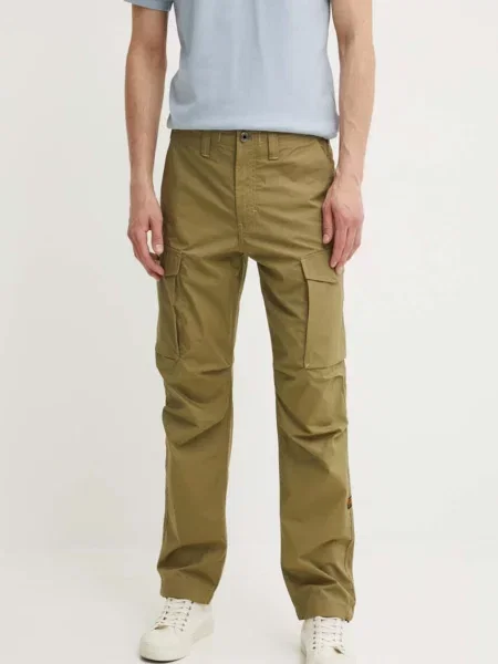 Панталон G-Star Raw с кройка тип карго зелено