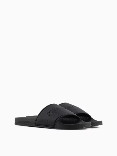 Шлепанцы Armani Exchange черные
