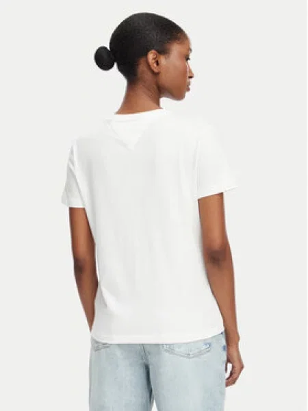 Tommy Jeans Tričko námornícka modrá / červená biela
