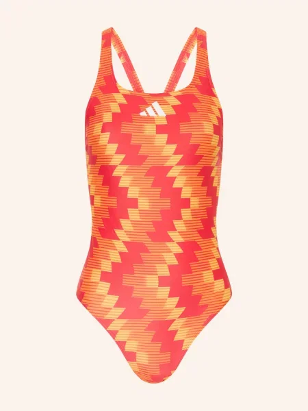 Adidas Plavky S Celoplošným Potiskem Inspirovaným Fotbalem / oranžová / žlutá červená