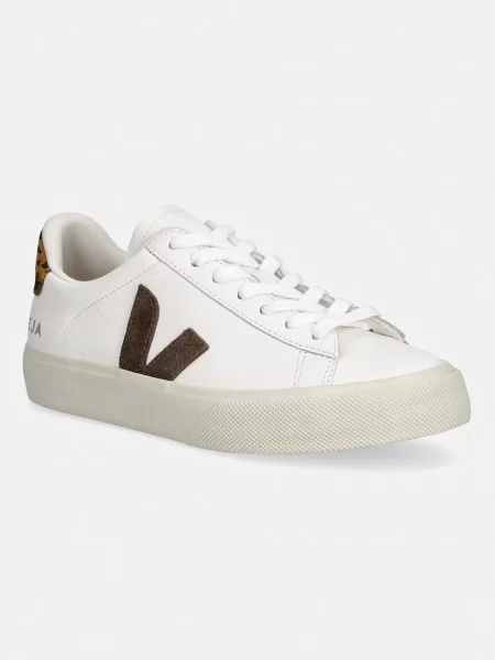 Veja CAMPO LEATHER sneakers pentru femei din piele alb