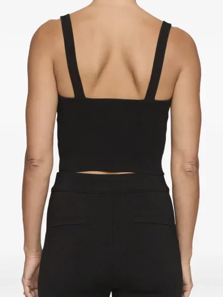 Топ A.l.c. с V-образно деколте черно