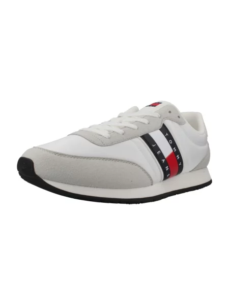 Tommy Jeans Rövid szárú sportcipők CLASSIC világosszürke / piros / fekete / fehér kék
