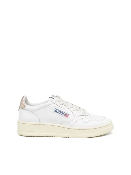 AUTRY sneakersy skórzane Medalist Low białe