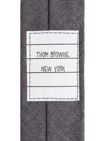 Krawat dziecięcy Thom Browne szary