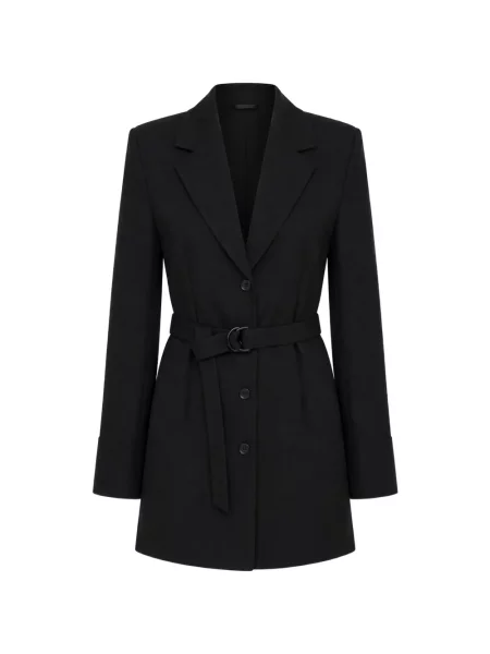 Rochie mini Wardrobe.nyc cu funde negru