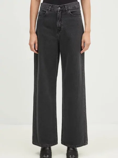 Džíny Carhartt WIP Jane Pant černá