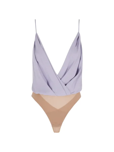 Body Elisabetta Franchi drapat violet