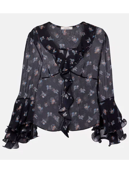 Aerisit bluză Dorothee Schumacher cu model floral