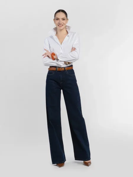 Прямі джинси Arber синій