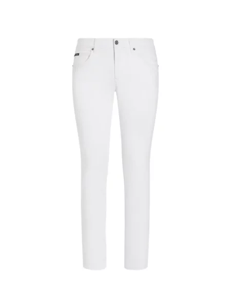 Blugi Dolce & Gabbana stretch alb
