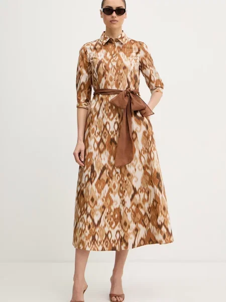 Luisa Spagnoli rochie din Palato maro