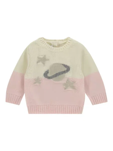 Sweter dziecięcy L'orsobruno różowy