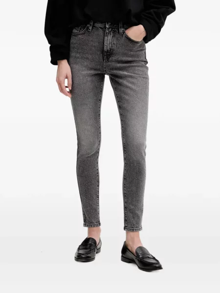 Blugi skinny Dkny skinny fit gri