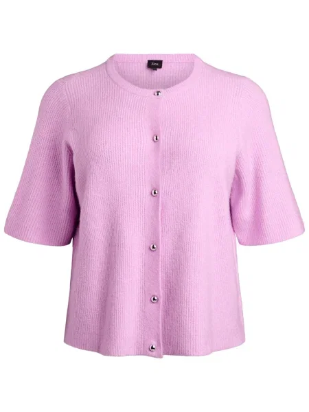 Zizzi Geacă tricotată Cavista mov lavandă