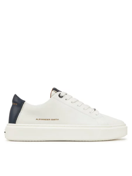 Sneakersy Alexander Smith białe