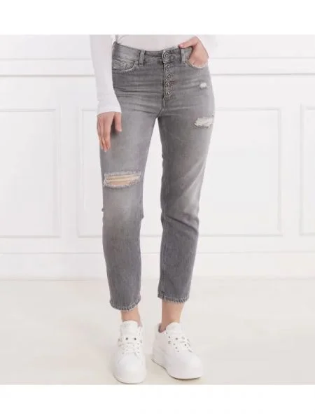 DONDUP made in Italy Blugi KOONS JEWEL gri