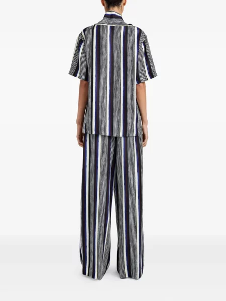 Pantaloni Proenza Schouler cu imagine negru