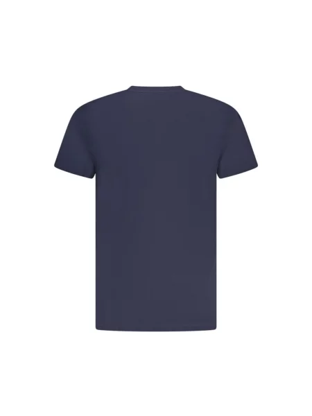 Krótka koszulka Tommy Hilfiger z krótkim rękawem niebieska