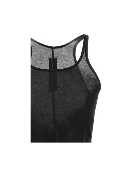 Top Rick Owens o skróconej długości czarny