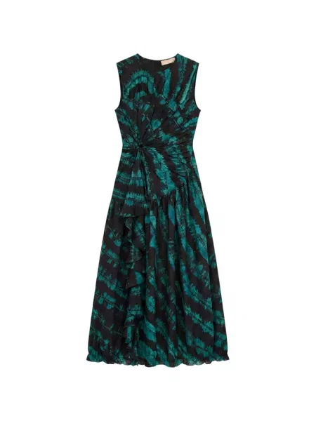 Rochie midi Ulla Johnson cu volane negru