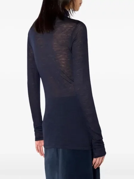 Lung tricou Liviana Conti albastru