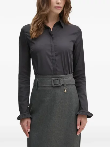 Cămașă Mos Mosh cu volane negru