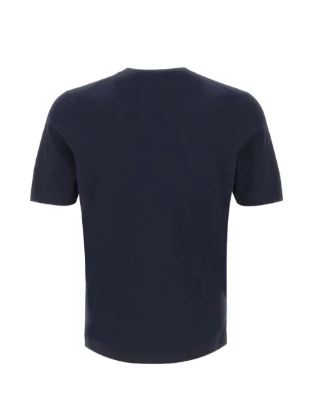 Tricou Gran Sasso cu decolteu rotund albastru